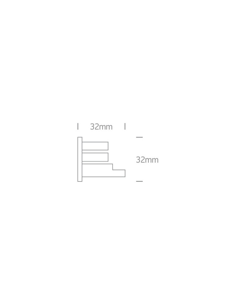 Accessories for 3 phase busbars - One Light Black cap for square rails - product kolory-swiatla.pl 2