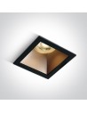 One Light recessed lamp black brass Adamas 50105M/B/BS
