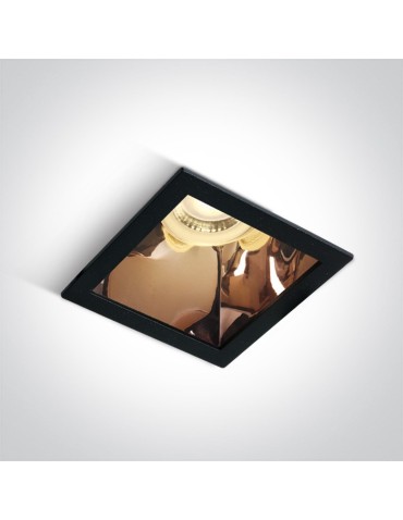 One Light recessed lamp black copper Adamas 50105M/B/CU