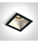 Flush-mounted lamps - pendants - One Light recessed lamp black copper Adamas 50105M/B/W - product 1