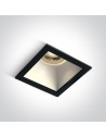 One Light recessed lamp black copper Adamas 50105M/B/W
