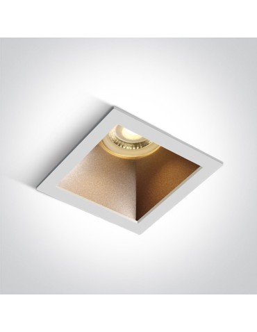 One Light recessed lamp white brass Adamas 50105M/W/BS