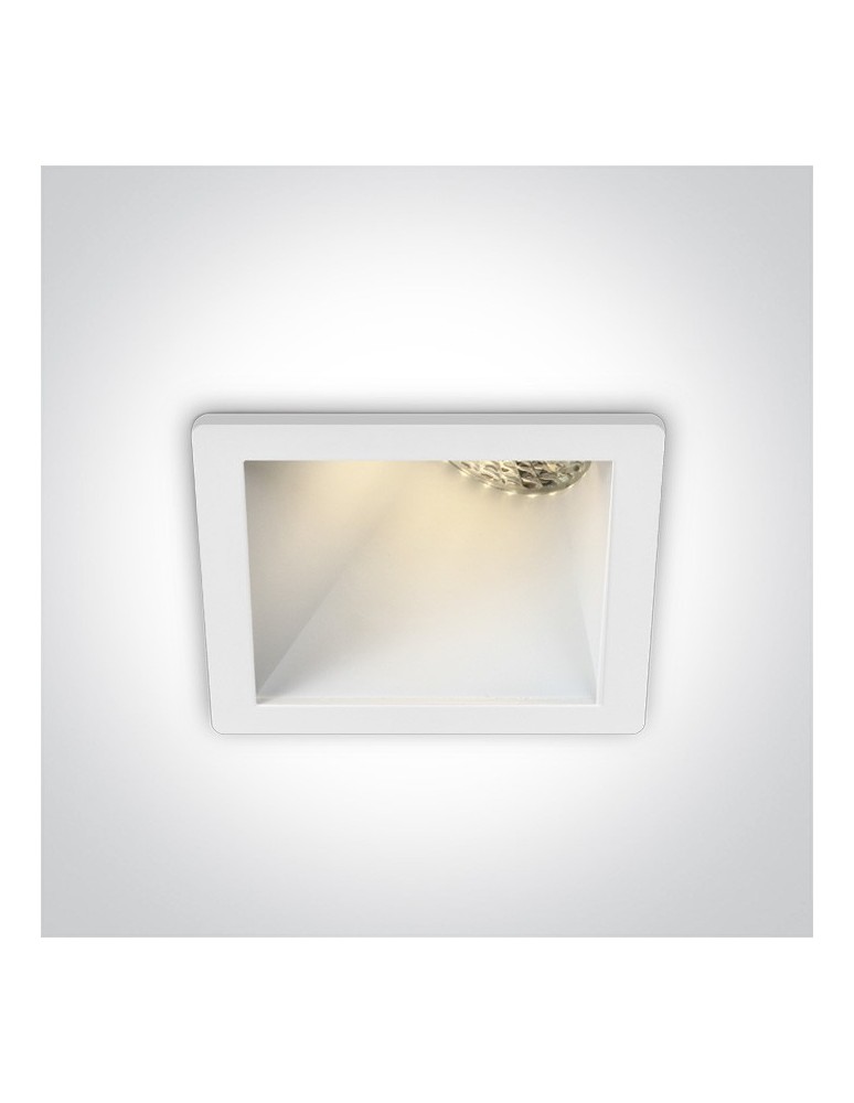 Flush-mounted lamps - pendants - One Light decorative lounge recessed Bevera 50105MA/W/W. - product kolory-swiatla.pl 1