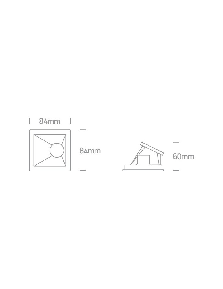 Flush-mounted lamps - pendants - One Light decorative lounge recessed Bevera 50105MA/W/W. - product kolory-swiatla.pl 3