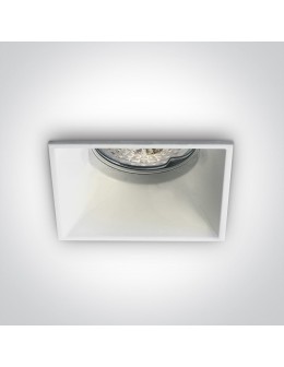 One Light lampa wpuszczana biała Plintri 50105TG/W