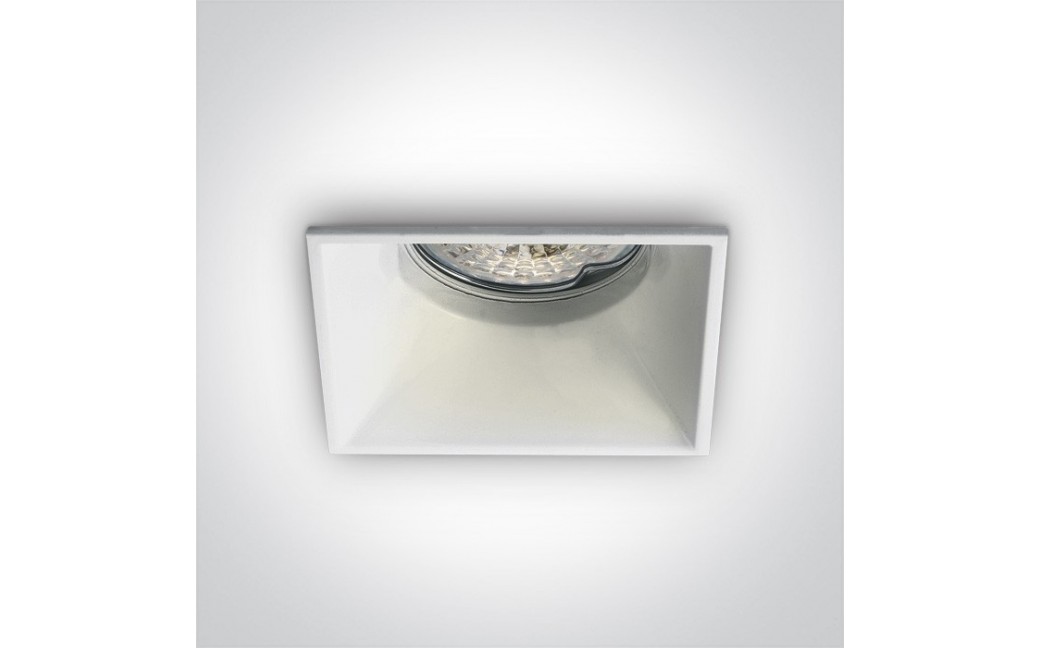 One Light lampa wpuszczana biała Plintri 50105TG/W