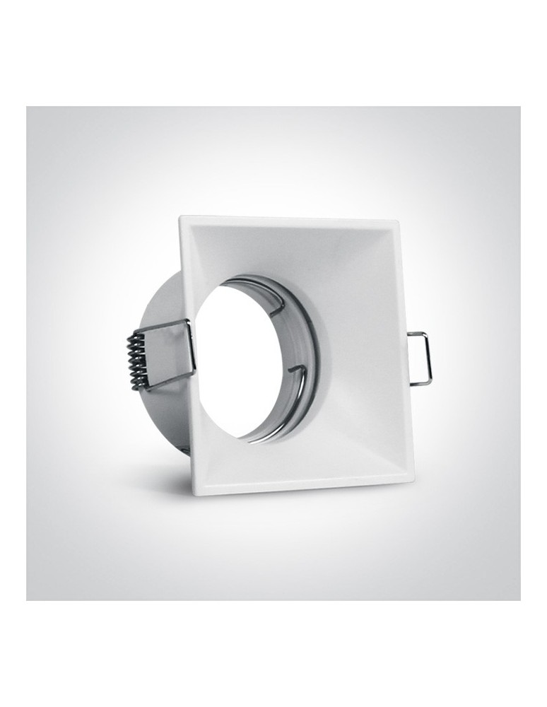 Flush-mounted lamps - pendants - One Light recessed lamp white Plintri 50105TG/W - product kolory-swiatla.pl 2