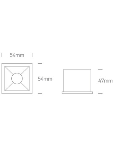 One Light white mirrored recessed Apollonas 50106W/W. - product 2