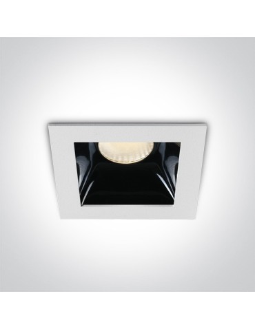 One Light recessed lamp hotel store Abram 50107B/W/W