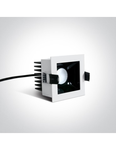 One Light lampa wpust hotel sklep Abram 50107B/W/W - produkt 2