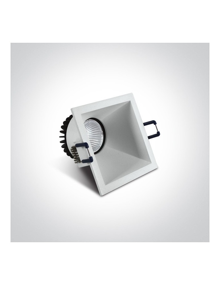 Flush-mounted lamps - pendants - One Light white Koronida recessed lamp 50108A/W/W - product kolory-swiatla.pl 2