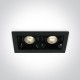 One Light lampa LED podwójna Merihas 2 50202B/B/W