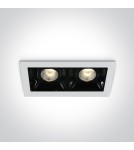 Flush-mounted lamps - pendants - One Light LED double lamp Merihas 2 50202B/W/W - product 1