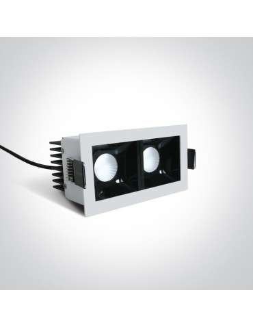 One Light lampa LED podwójna Abram 2 50207B/W/W - produkt 2