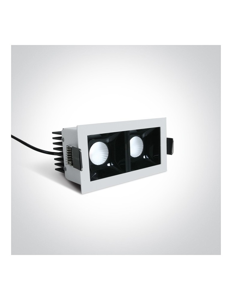 Flush-mounted lamps - pendants - One Light LED double lamp Abram 2 50207B/W/W - product kolory-swiatla.pl 2