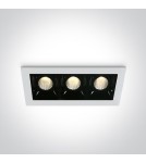 Flush-mounted lamps - pendants - One Light LED triple lamp Merihas 3 50302B/W/W - product 1