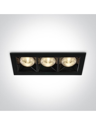 One Light LED triple store lamp Nisi 50306B/B/W.