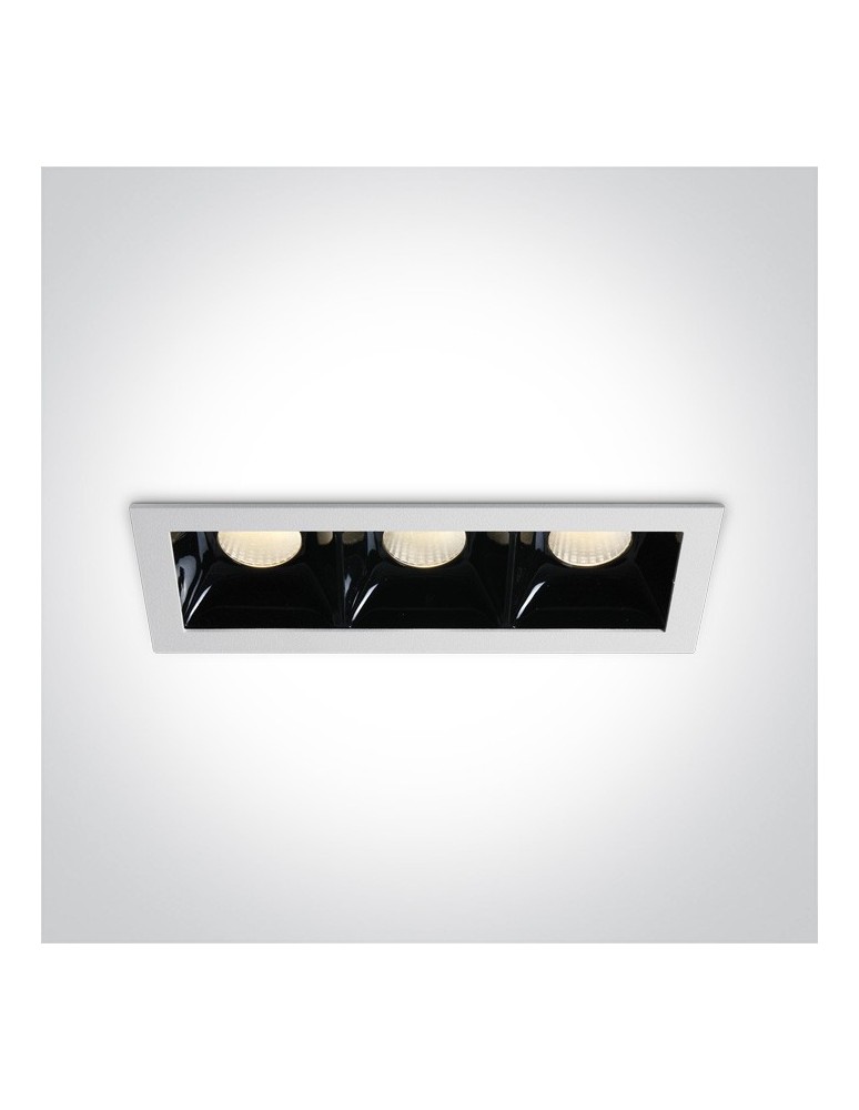 Flush-mounted lamps - pendants - One Light LED store lights Abram 3 50307B/W/W - product kolory-swiatla.pl 1