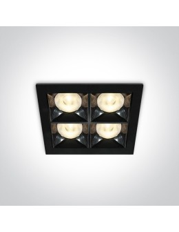One Light ozdobny wpust LED Stivos 50406B/B/W