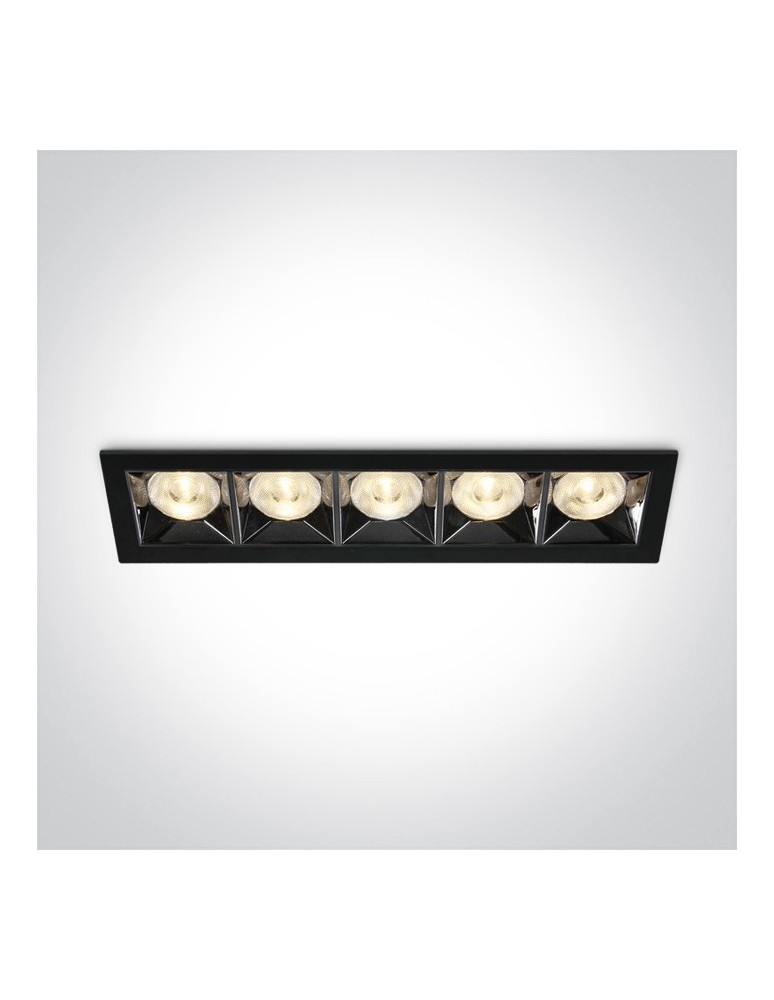 Flush-mounted lamps - pendants - One Light an array of LED lamps Avgi 50506B/B/W - product kolory-swiatla.pl 1