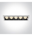 Flush-mounted lamps - pendants - One Light an array of LED lamps Avgi 50506B/W/W. - product 1