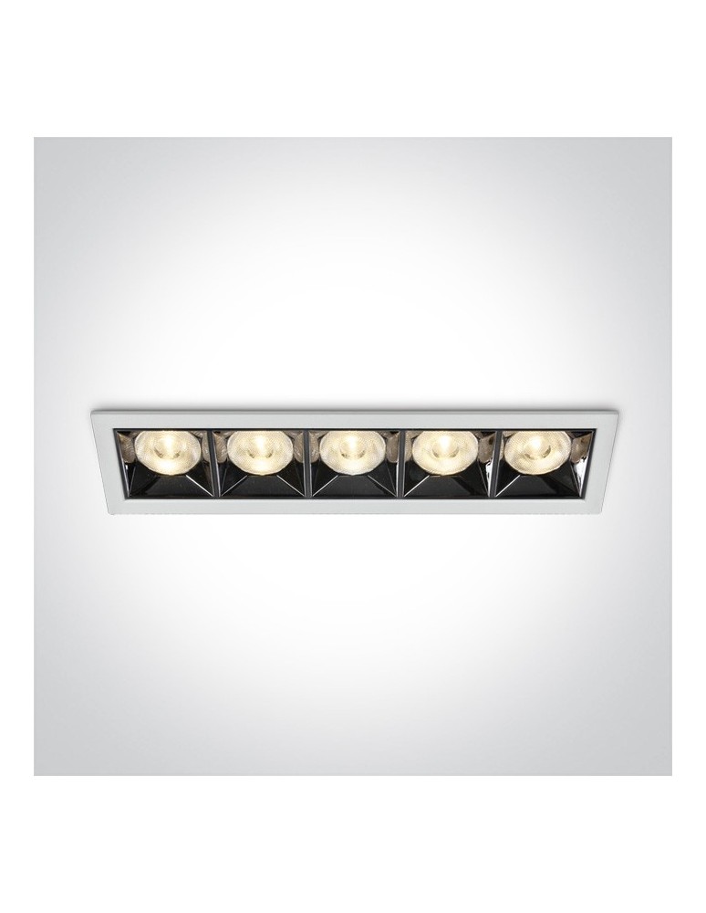 Flush-mounted lamps - pendants - One Light an array of LED lamps Avgi 50506B/W/W. - product kolory-swiatla.pl 1