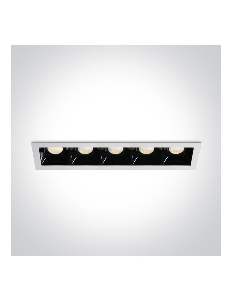 Flush-mounted lamps - pendants - One Light array of LED Abram 4 lamps 50507B/W/W - product kolory-swiatla.pl 1