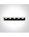 One Light array of LED Abram 4 lamps 50507B/W/W