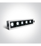 Flush-mounted lamps - pendants - One Light array of LED Abram 4 lamps 50507B/W/W - product 2