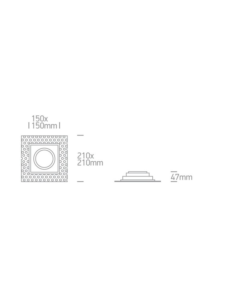 Frameless flush-mounted lamps - trimless - One Light LED recessed white Limani 51110ATR/W - product kolory-swiatla.pl 3