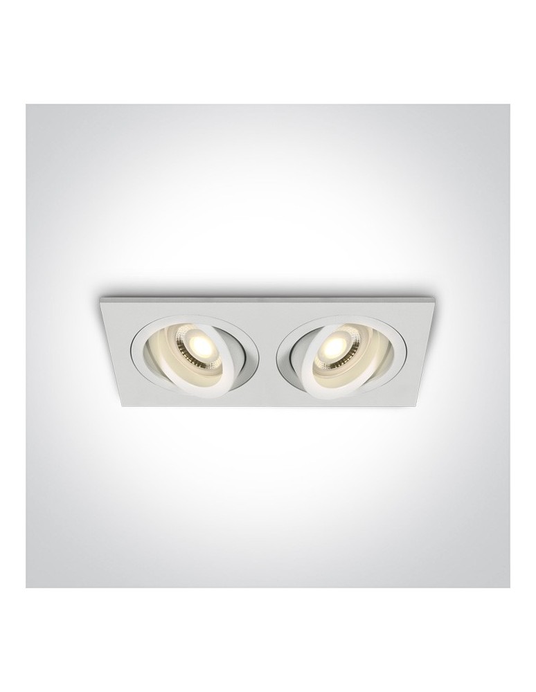 Flush-mounted lamps - pendants - One Light double lamp Glafira 51205ABG/W. - product kolory-swiatla.pl 1