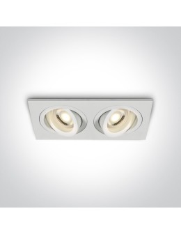 One Light podwójna lampa Glafira 51205ABG/W