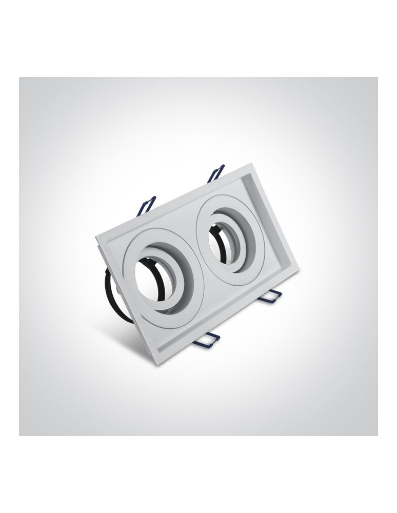 Flush-mounted lamps - pendants - One Light white double lamp Filoteia 2 51205N/W - product kolory-swiatla.pl 2