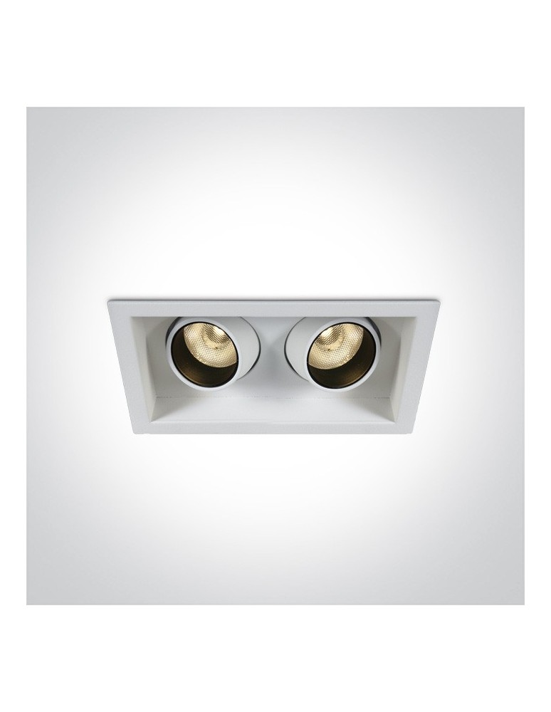 Flush-mounted lamps - pendants - One Light dual LED lamp Proti 51206M/W/W - product kolory-swiatla.pl 1