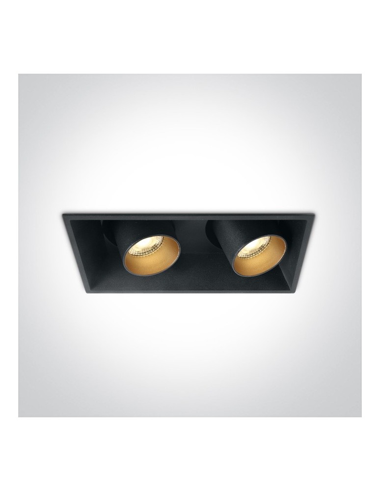 Flush-mounted lamps - pendants - One Light double stylish LED lamp Skiti 2 51211C/B/W - product kolory-swiatla.pl 1