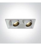 Flush-mounted lamps - pendants - One Light double stylish LED lamp Skiti 2 51211C/W/W - product 1