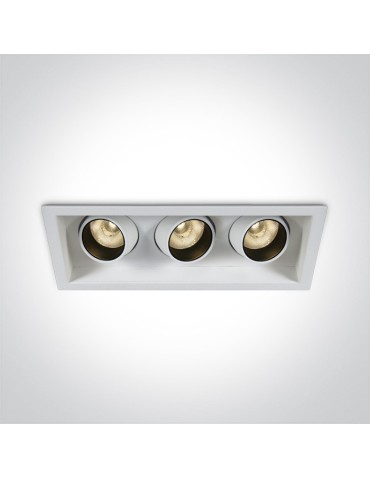 One Light triple LED lamp Melas 51306M/W/W