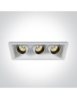 One Light triple LED lamp Melas 51306M/W/W