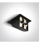 Recessed ceiling spotlights - One Light pull-out LED lamp black Namata 51406B/B/W - product 1