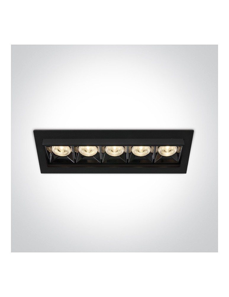 Flush-mounted lamps - pendants - One Light LED recessed x5 Rodi 51506B/B/W - product kolory-swiatla.pl 1
