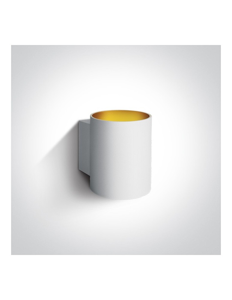 Minimalist wall lamps - One Light atmospheric white wall lamp Glafki 2 - product kolory-swiatla.pl 1