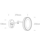 Illuminated mirrors - One Light wall lamp for bathroom mirror Giromeri 60204/C IP44 - product 2