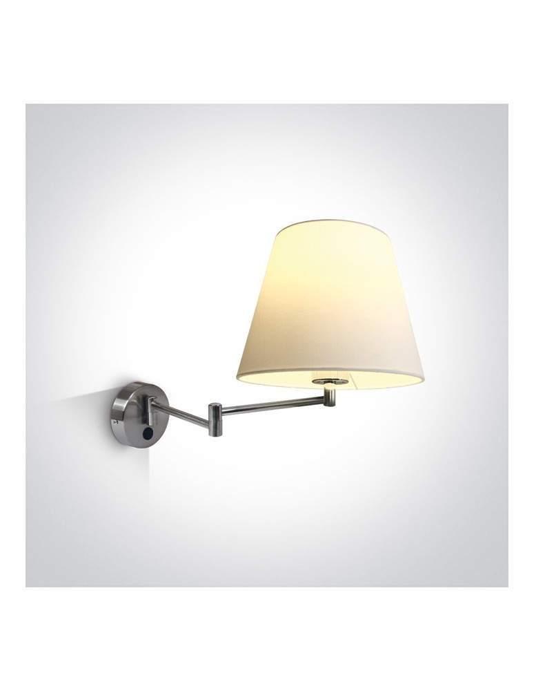 Cantilever wall lamps - One Light hotel style lamp Lakka 61046/MC - product kolory-swiatla.pl 1