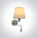 One Light lampa ścienna hotelowa Milea 61080/C/W