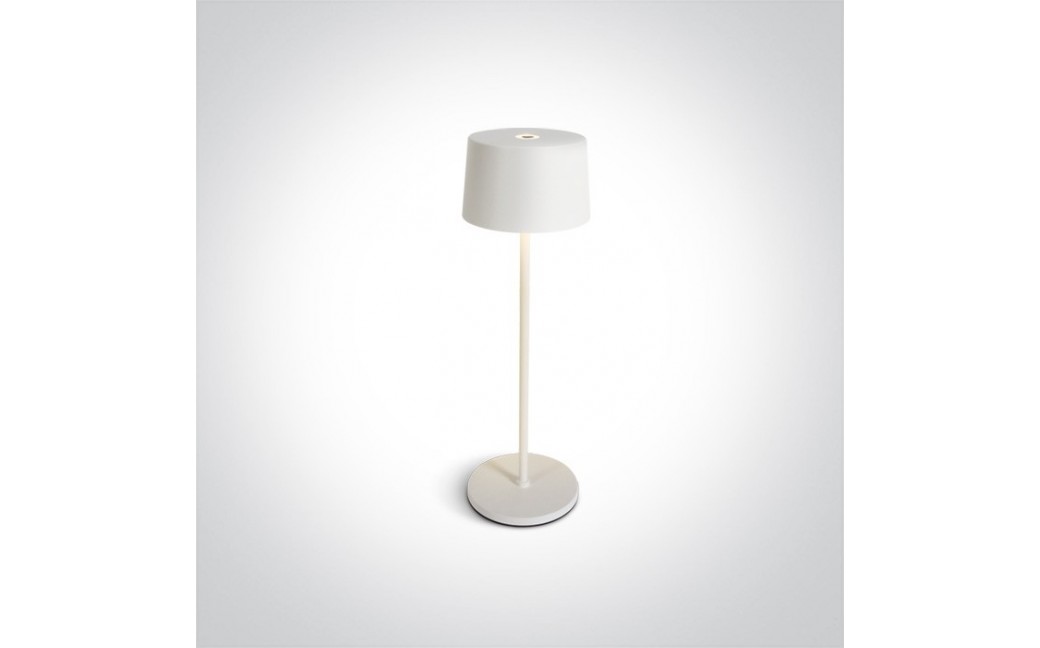 One Light bezprzewodowa lampa stołowa Kranea 61082A/W IP65