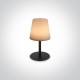 One Light bezprzewodowa lampa stołowa Grewena 61084/B IP44