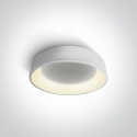 One Light biały plafon LED Aidoni 2 62132N/W/W