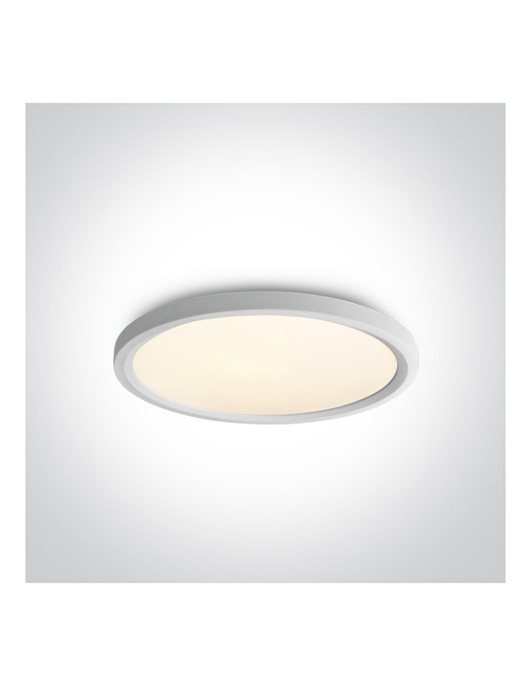 Ceiling lamps - One Light white circular LED plafond Zigos 62140FB/W/W - product kolory-swiatla.pl 1