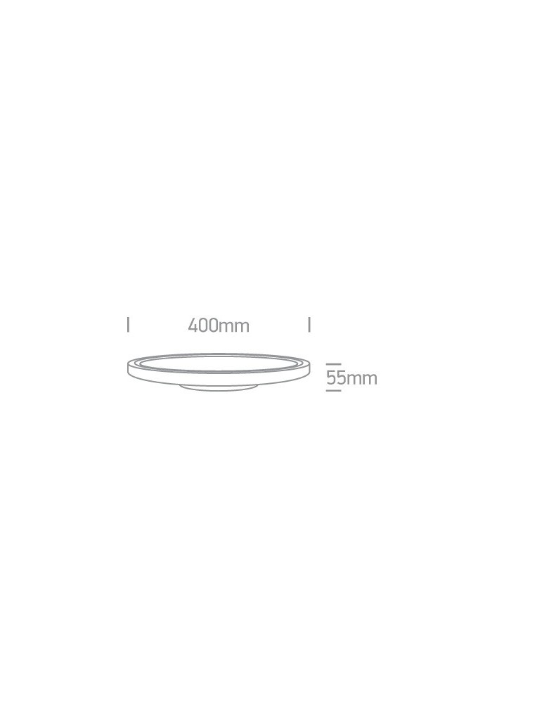 Ceiling lamps - One Light white circular LED plafond Zigos 62140FB/W/W - product kolory-swiatla.pl 2