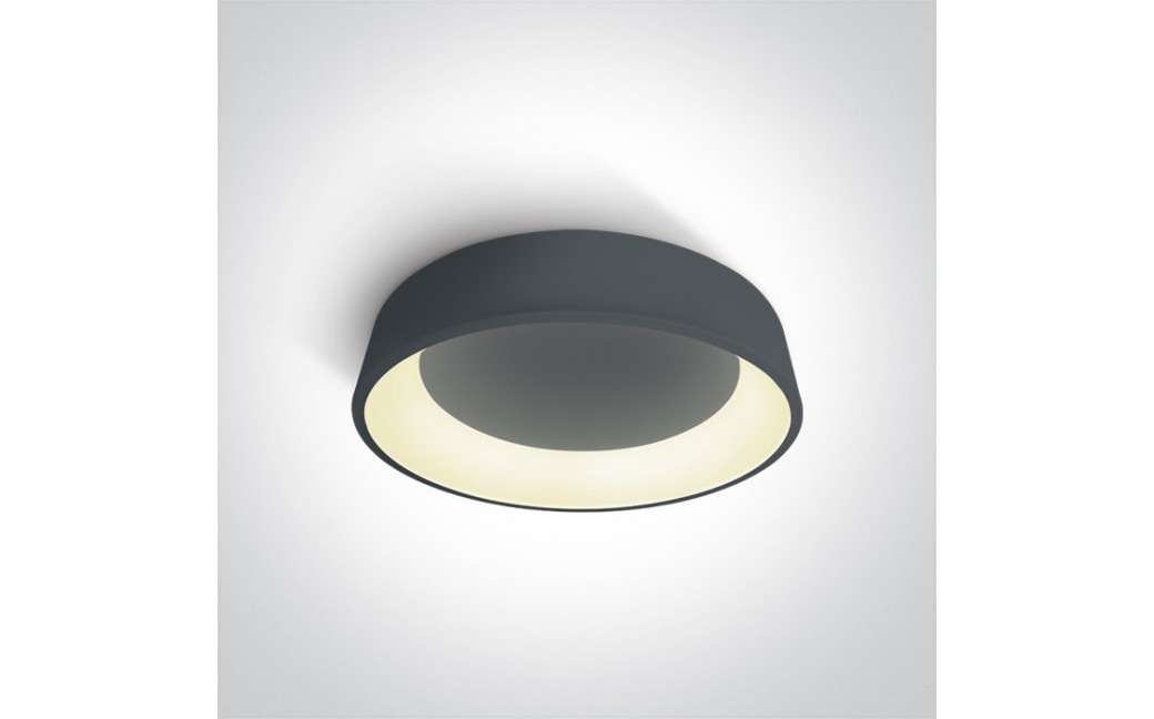 One Light plafon LED antracytowy Aidoni 3 62142N/AN/W